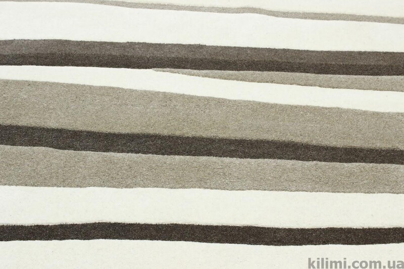 Килими з вовни Hand Tufted - Waves grey